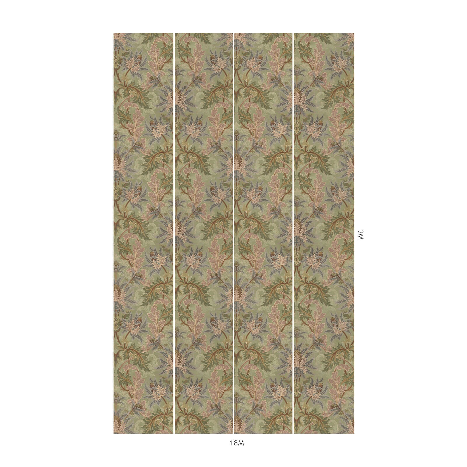 Aquifolia Wallpaper - Apple - House of Hackney