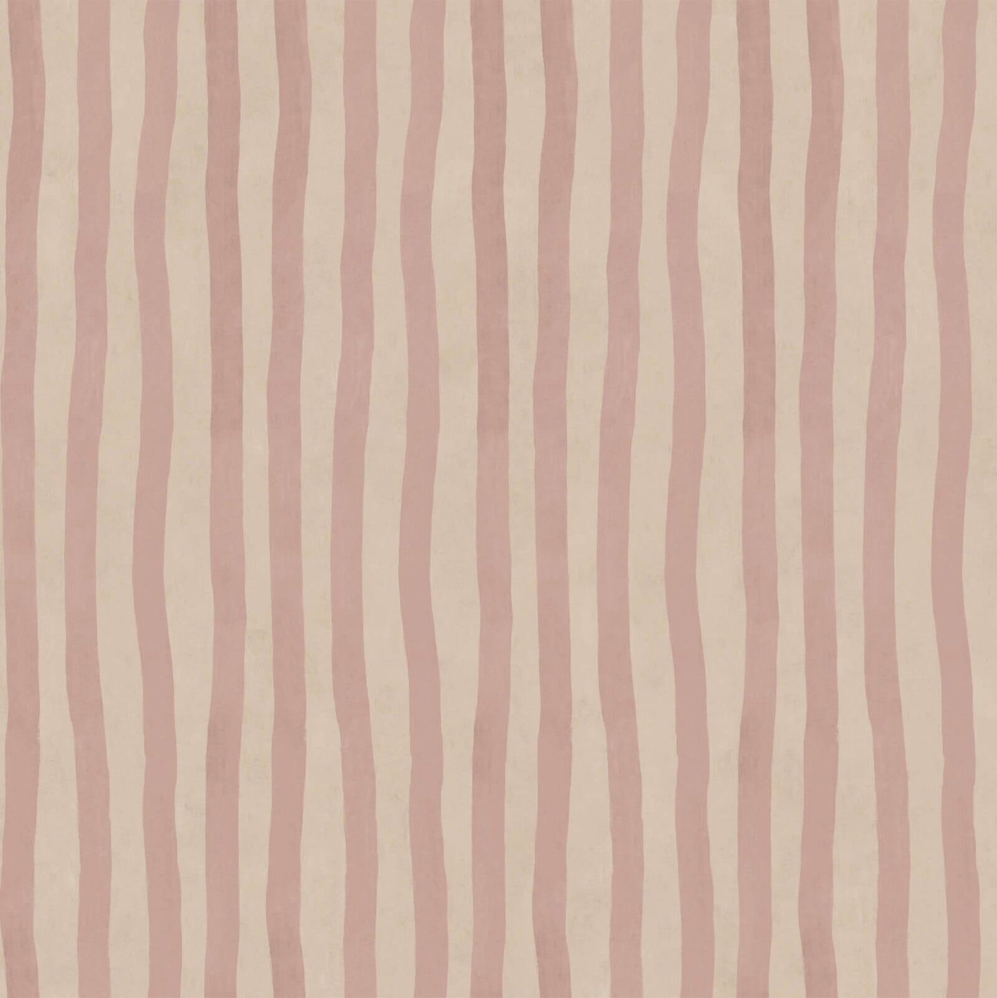 Artist's Stripe Wallpaper - Sakura & Astrantia - House of Hackney