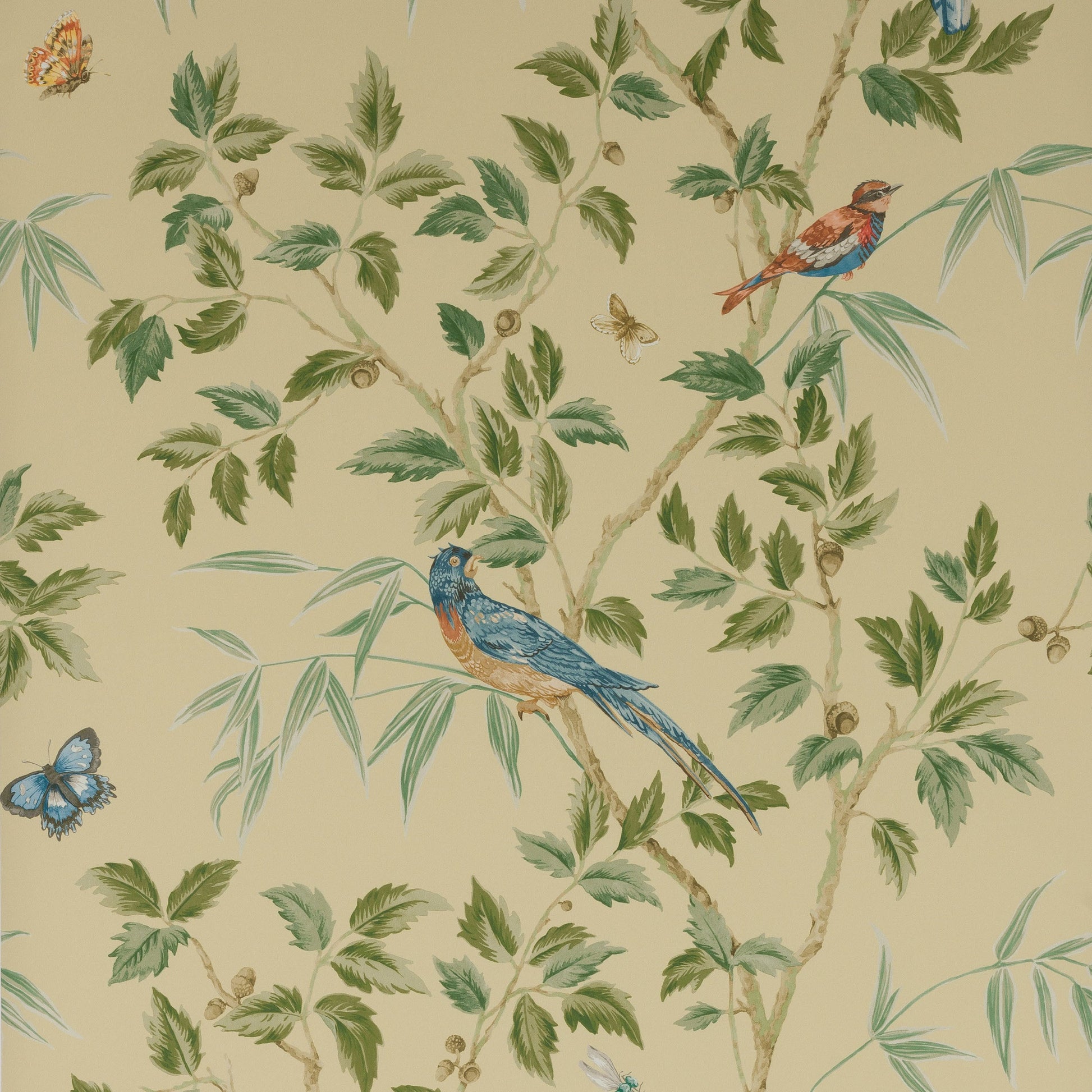 Ashdown Wallpaper - Yellow - Colefax & Fowler