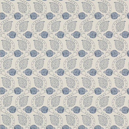 Ashmead Wallpaper - Blue - Colefax & Fowler