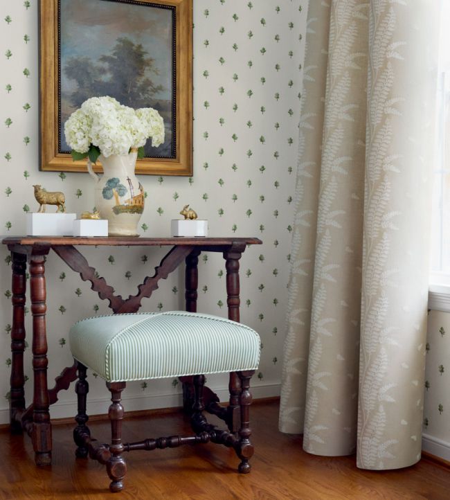 Ashton Wallpaper - Green - AT57875 - Anna French