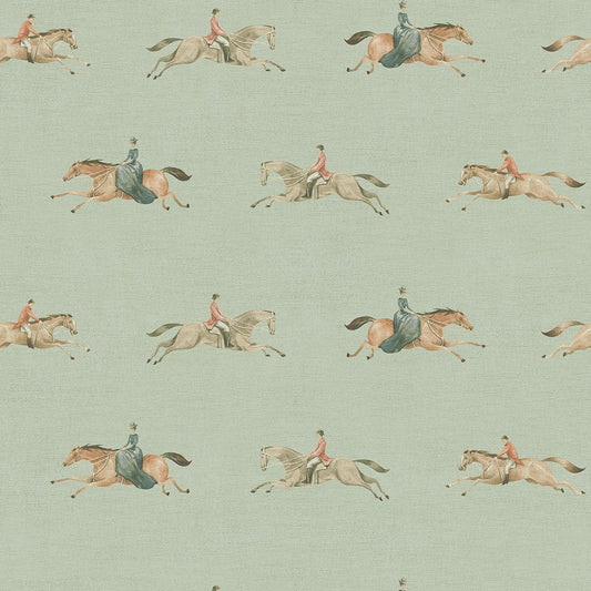 At The Races Wallpaper - Laurel Green - Lucie Annabel