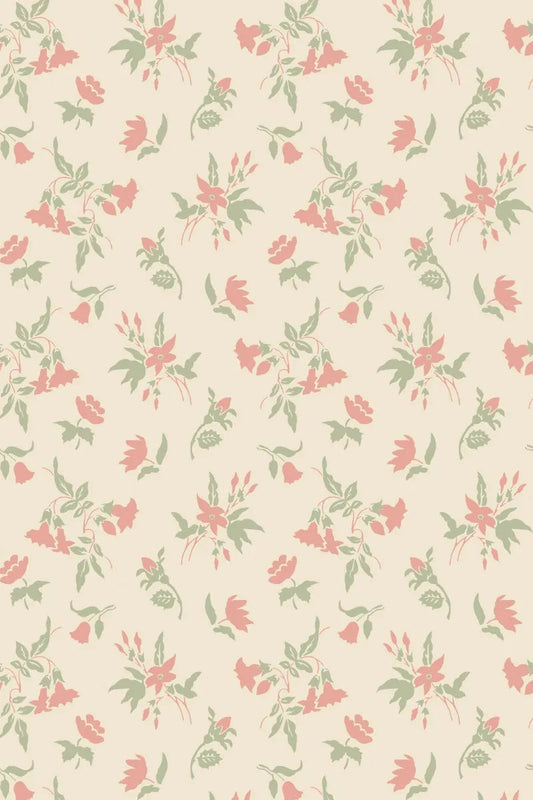 Auguste Wallpaper - Blooth Pink - 6503