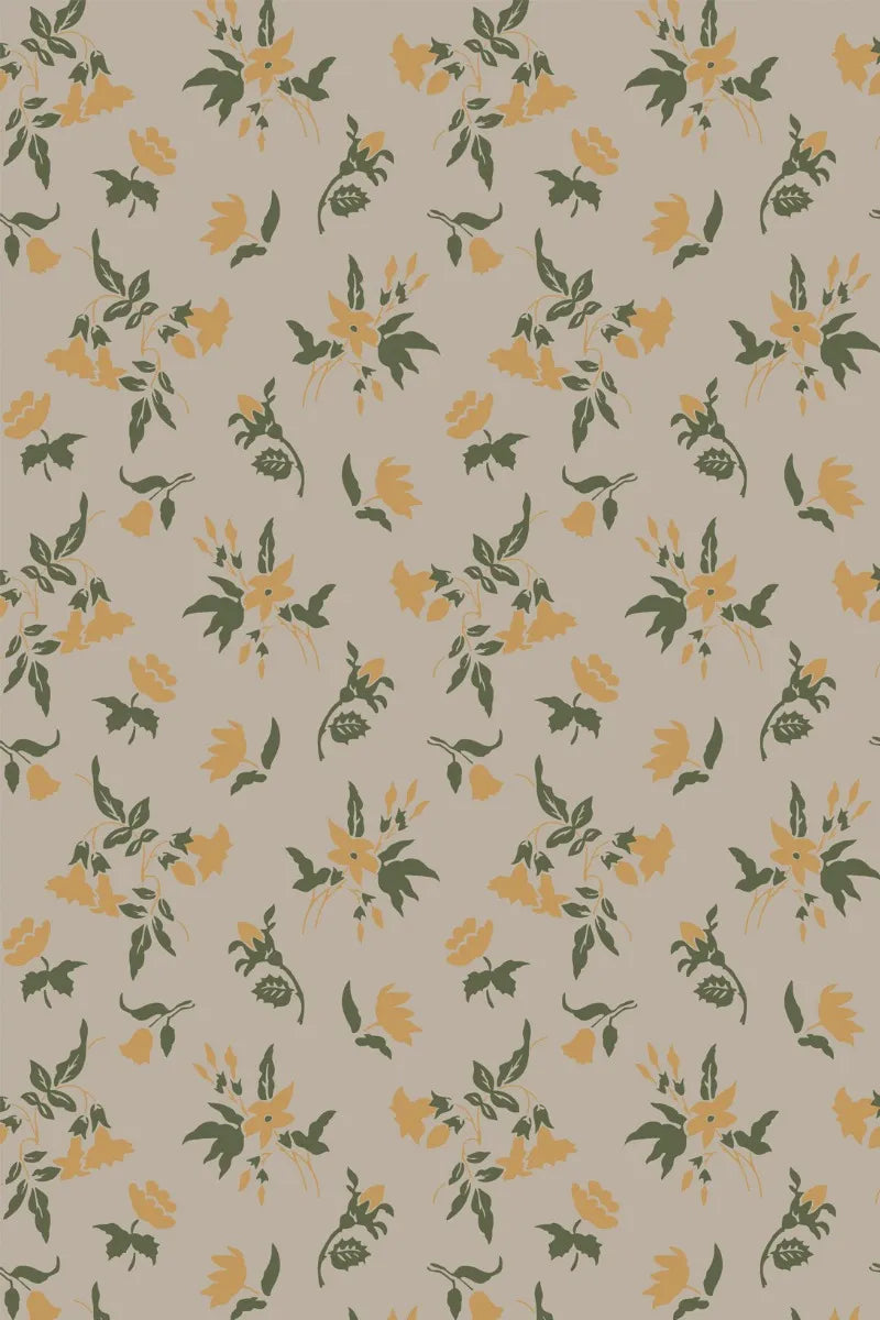 Auguste Wallpaper - India Yellow - 6504