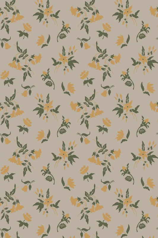 Auguste Wallpaper - India Yellow - 6504