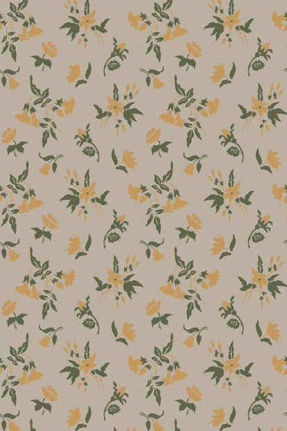 Auguste Wallpaper - India Yellow - 6504 - Farrow & Ball