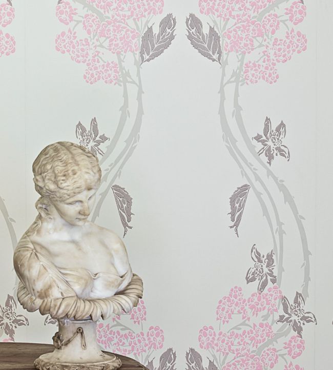 Autumn Berry Wallpaper - Vintage Pink - BG1100202 - Barneby Gates