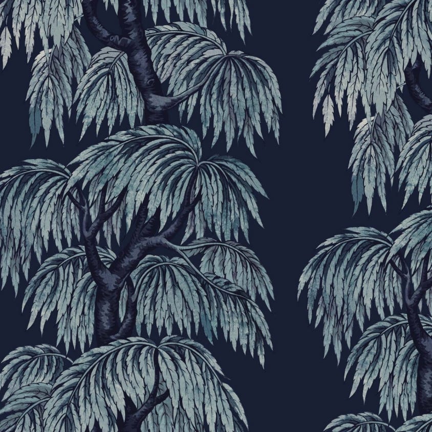 BABYLON Wallpaper - Midnight & Dusk - House of Hackney