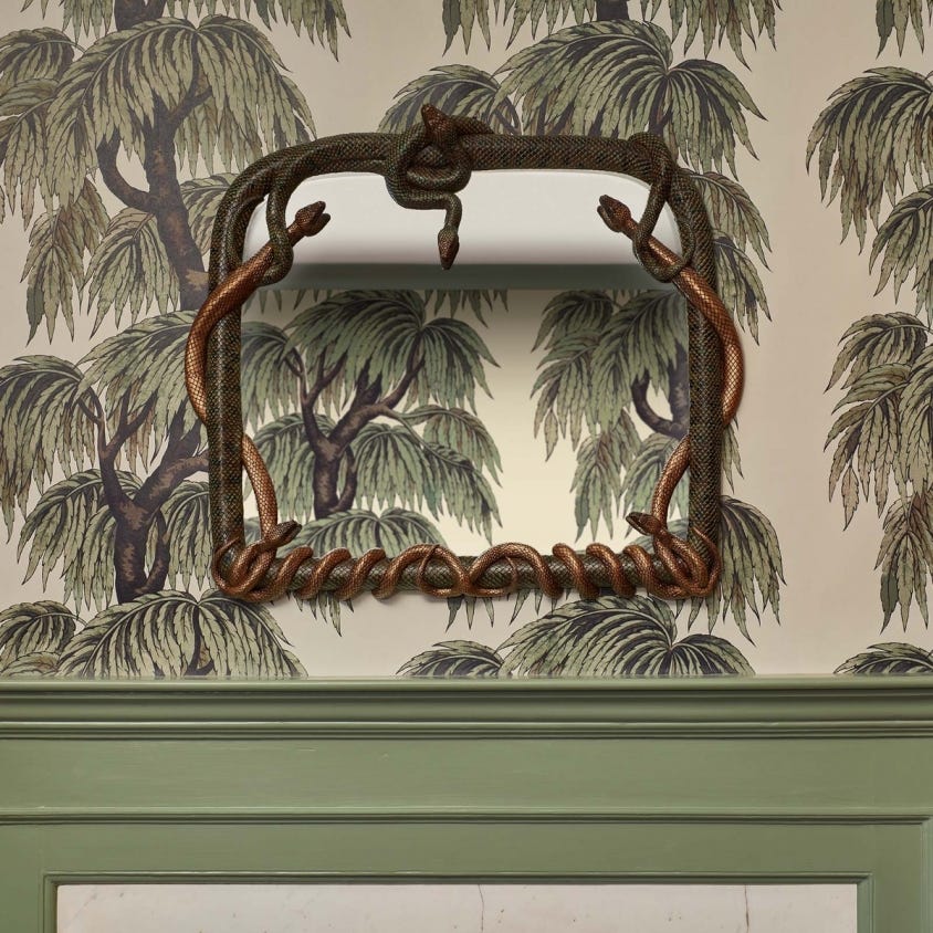 BABYLON Wallpaper - Papyrus & Willow - House of Hackney