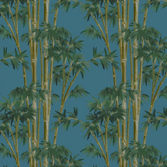 BAMBUSA Wallpaper - Azure - House of Hackney