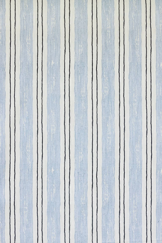 Painter’s Stripe Fabric - Blue - Barneby Gates