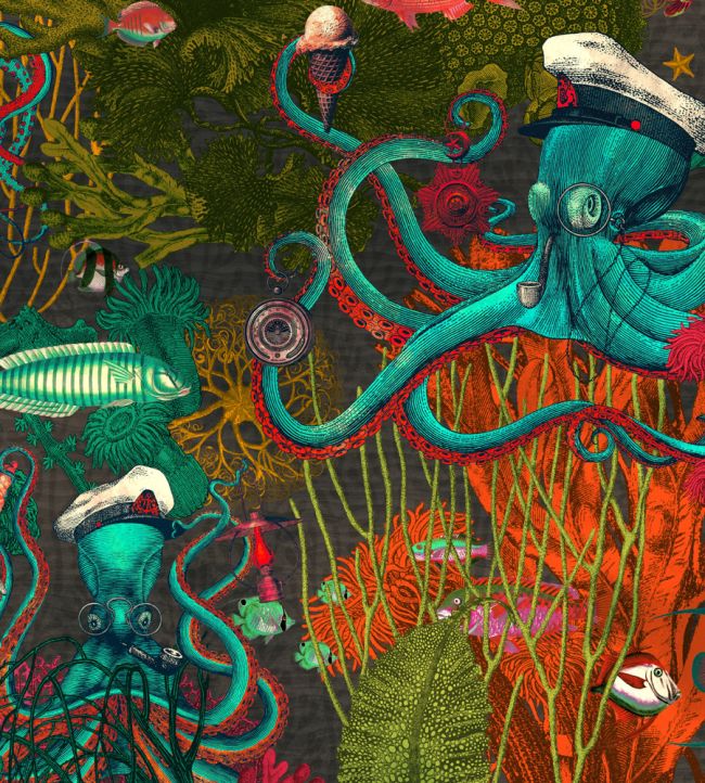 Octopus Wallpaper - Multicolor - Brand McKenzie