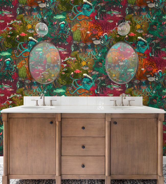 Octopus Wallpaper - Multicolor - Brand McKenzie