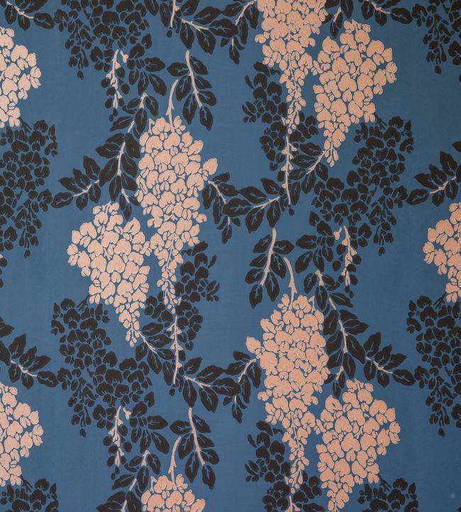Wisteria Wallpaper - Blue