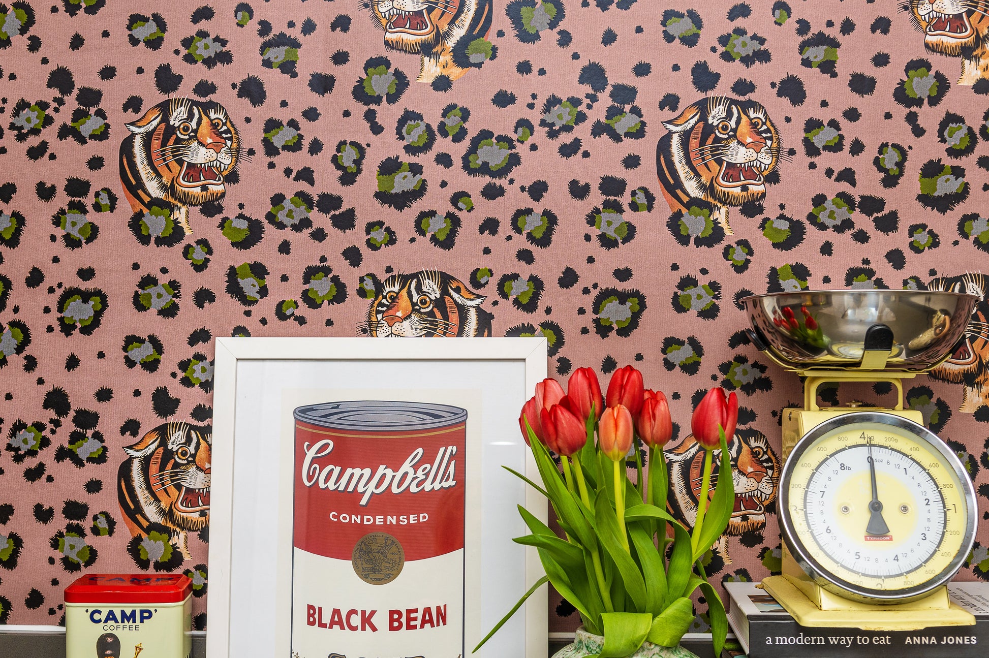Bubastis Wallpaper - Pink - Wear The Walls