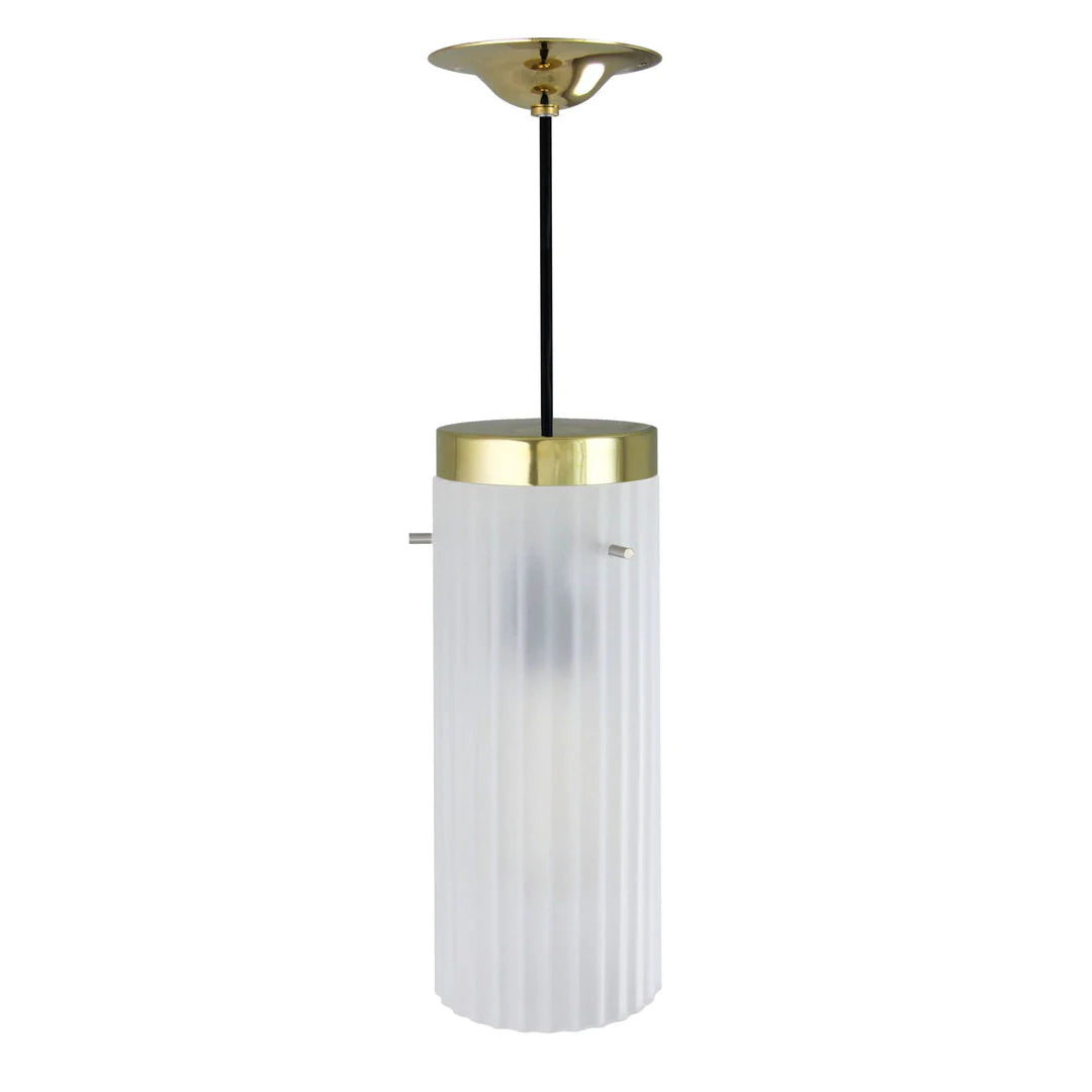 Bula Reeded Cylinder Pendant