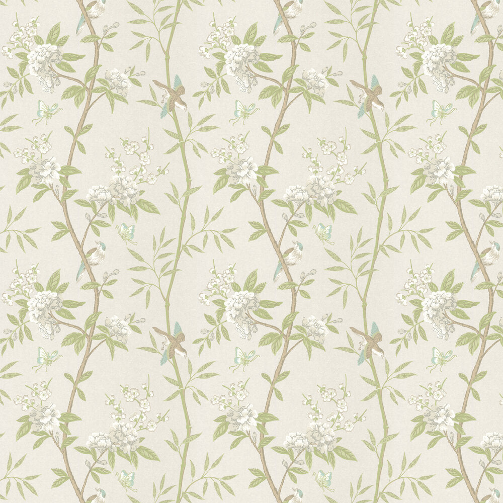 Peony & Blossom Wallpaper