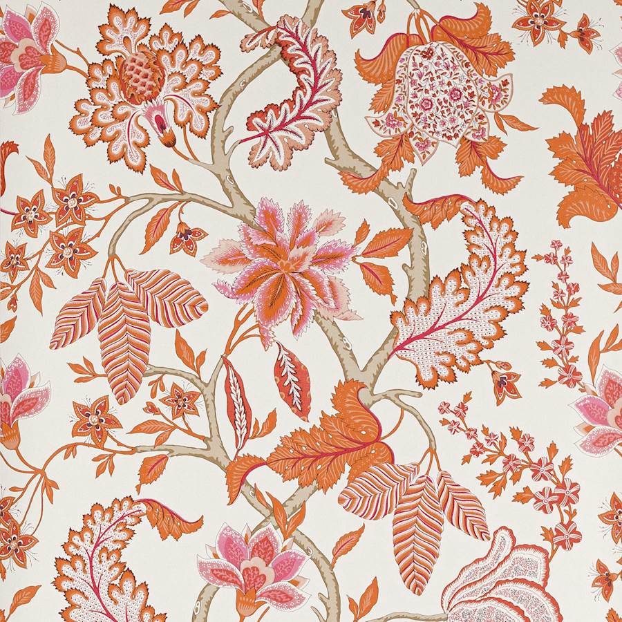 Bagatelle Wallpaper - Mandarine - 03115-03 - Manuel Canovas