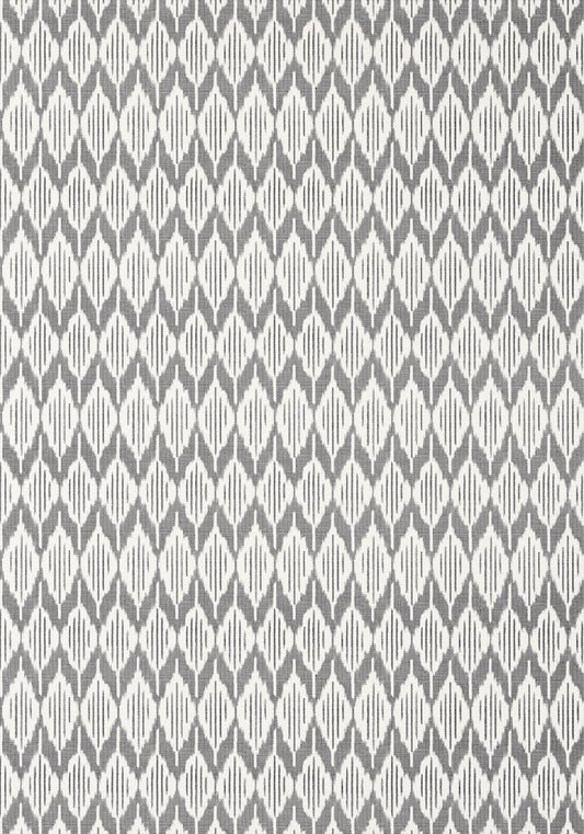 Balin Ikat Wallpaper - Black - AT79133 - Anna French
