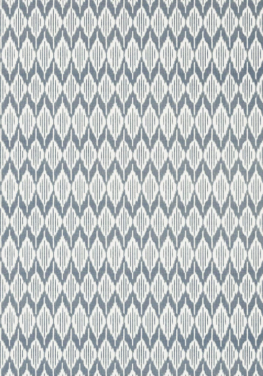 Balin Ikat Wallpaper - Navy - AT79132 - Anna French