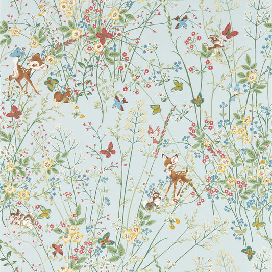 Bambi Wallpaper - Sea Salt - DDIW217278 - Sanderson
