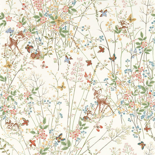 Bambi Wallpaper - Sugared Almonds - DDIW217276 - Sanderson