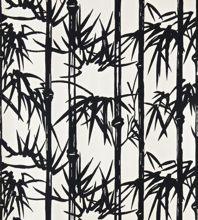 Bamboo Wallpaper - Off-Black - 2119 - Farrow & Ball