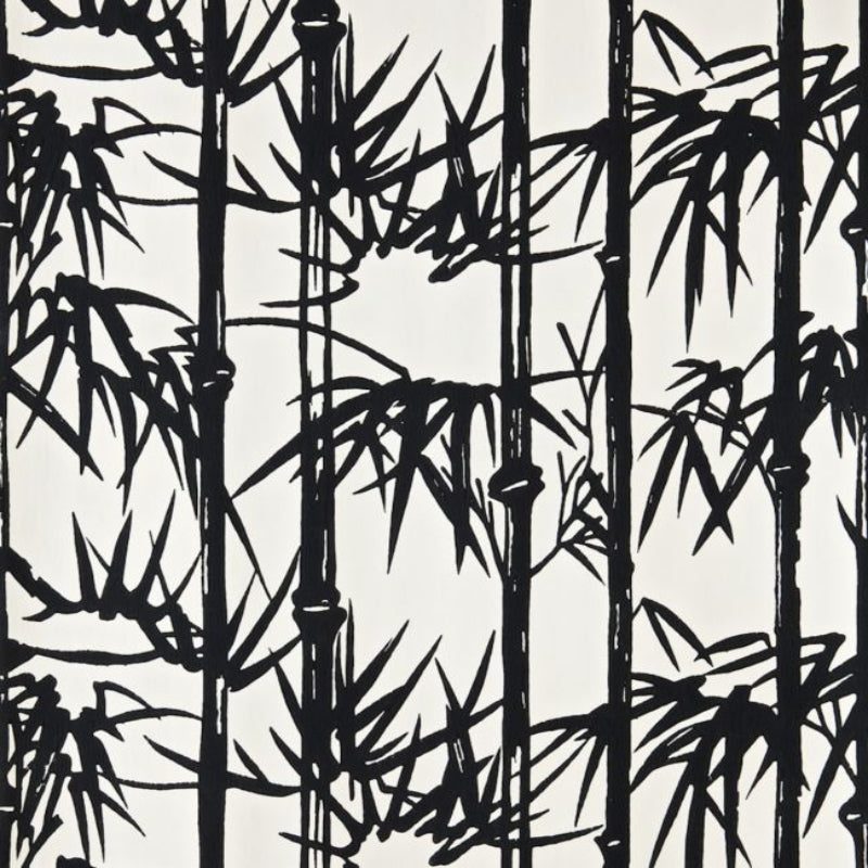 Bamboo Wallpaper - Off-Black - 2119 - Farrow & Ball