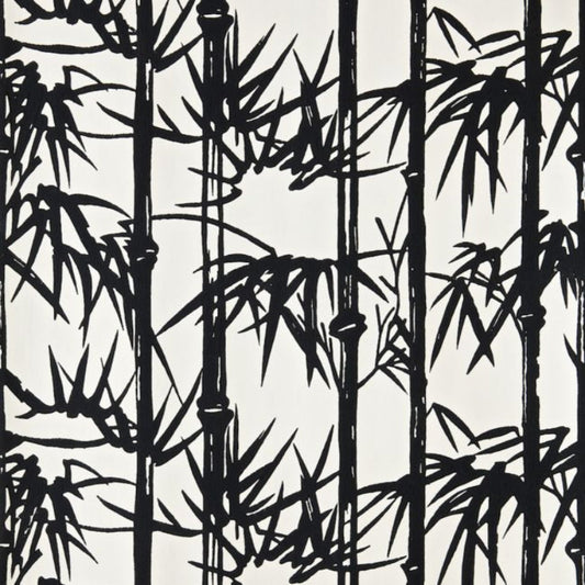 Bamboo Wallpaper - Off-Black - 2119 - Farrow & Ball