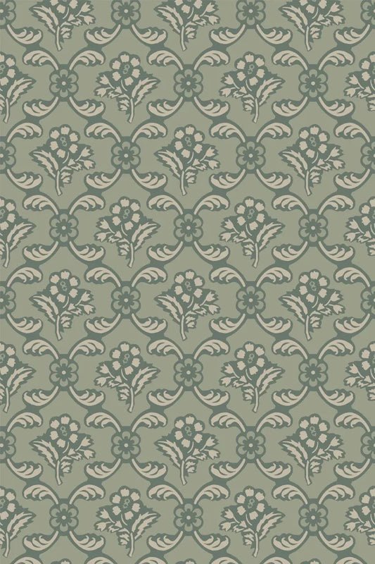 Barace Wallpaper - Green Smoke - 6603