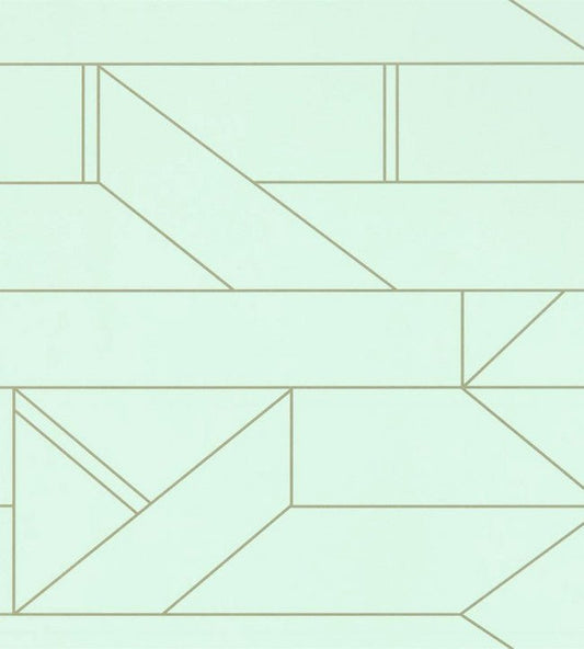 Barbican Wallpaper - Mint - NZAW112013 - Scion