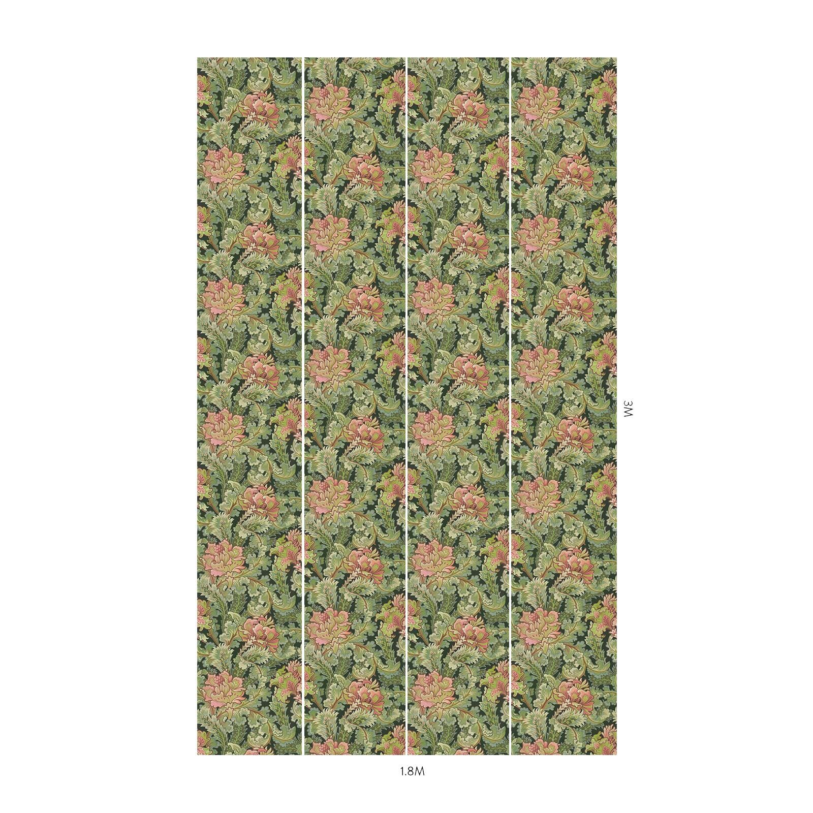 Bathsheba Wallpaper - Verde - House of Hackney
