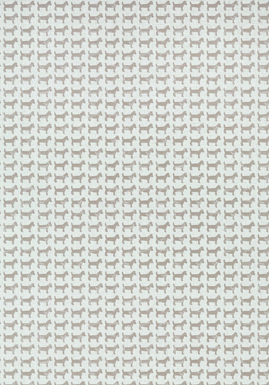 Baxter Wallpaper - Aqua and Taupe - AT79126 - Anna French