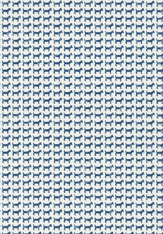 Baxter Wallpaper - Navy - AT79124 - Anna French