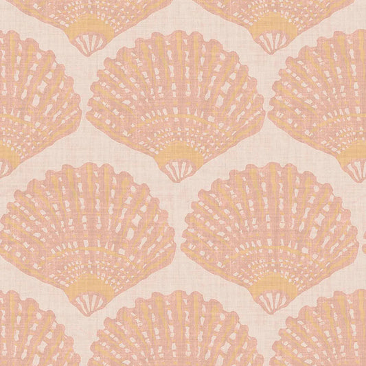 Beachcomber Wallpaper - Lady Coral - Lucie Annabel
