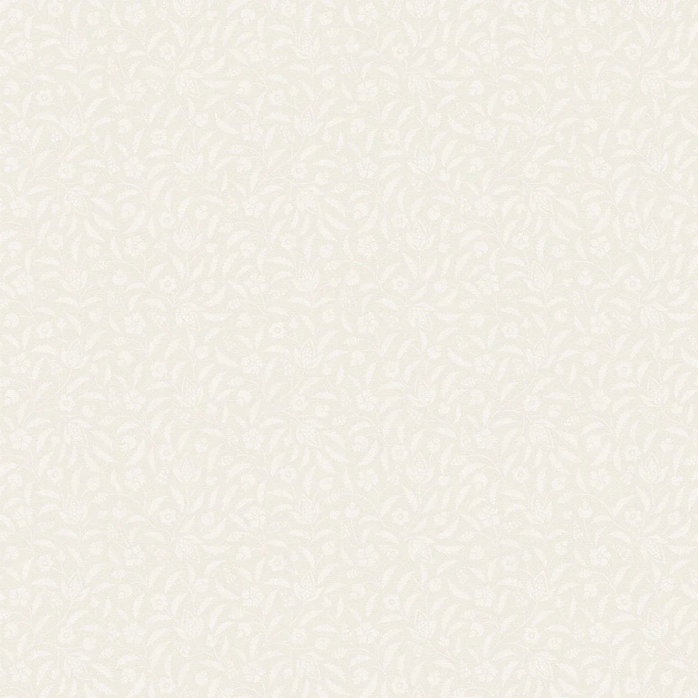 Beaumont Plain Wallpaper - Ecru - Lucie Annabel