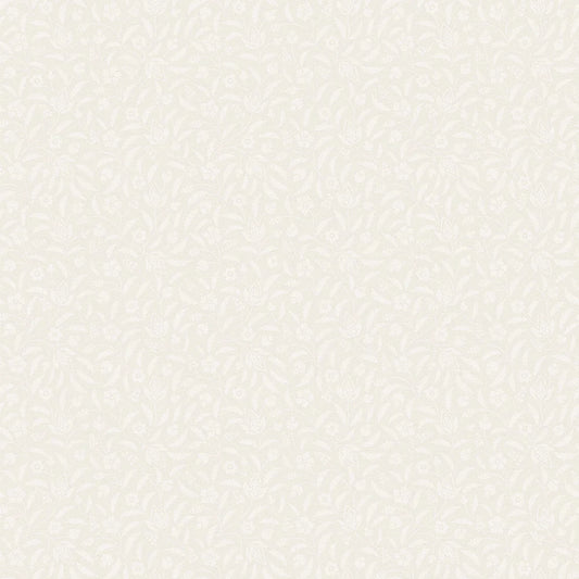 Beaumont Plain Wallpaper - Ecru - Lucie Annabel