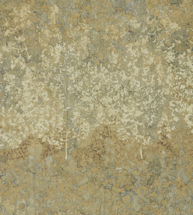 Belvoir Wallpaper - Blue / Amber - ZKEM312651 - Zoffany