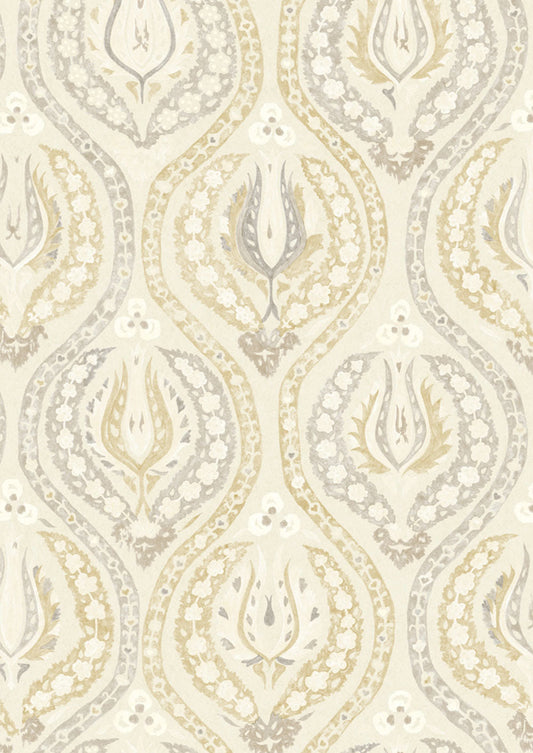 Benaki Wallpaper - Beige Biscuit