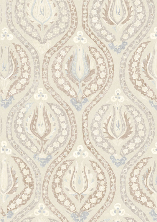 Benaki Wallpaper - Blue Mink