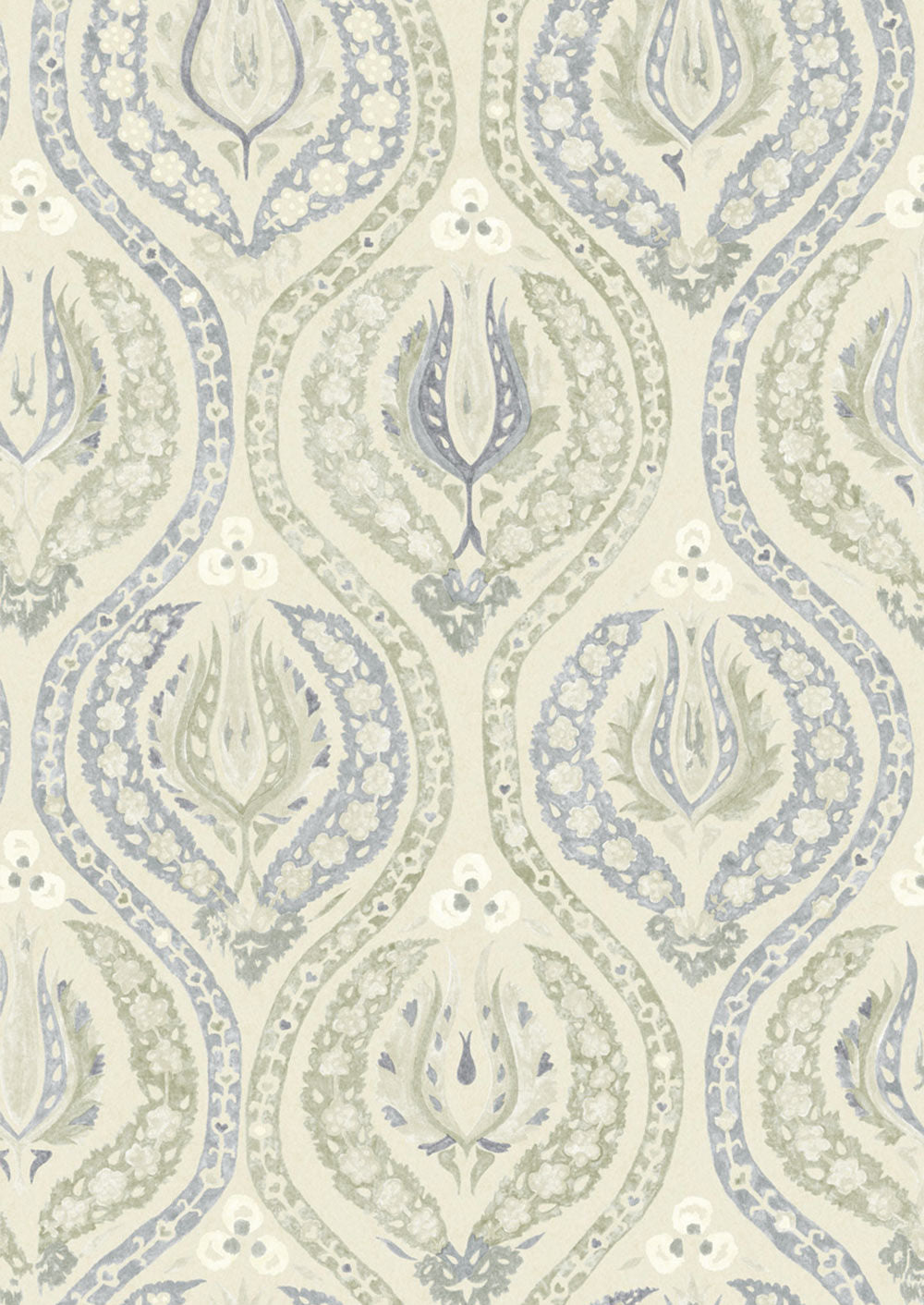 Benaki Wallpaper - Green Slate