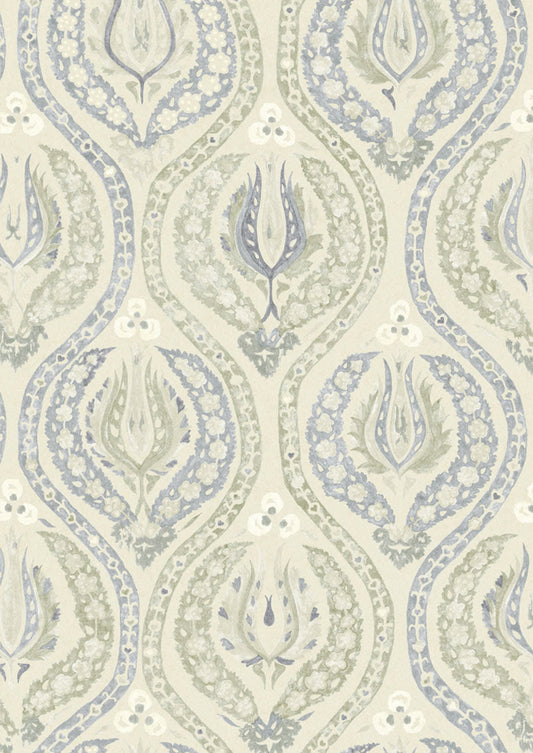 Benaki Wallpaper - Green Slate