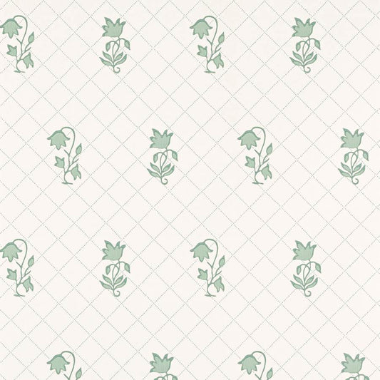 Berkeley Sprig Wallpaper - Forest Green - Colefax & Fowler
