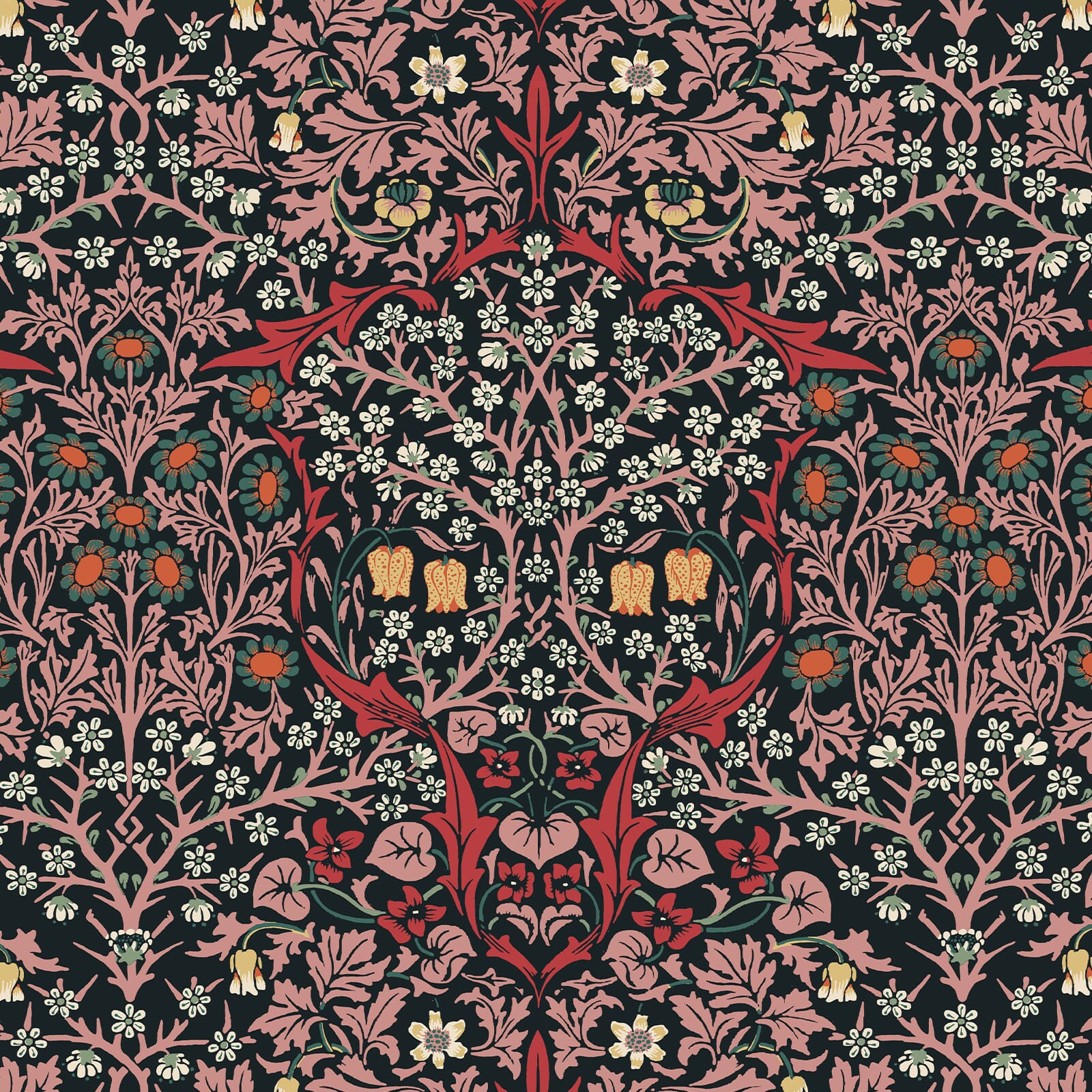 Blackthorn Wallpaper - Tourmaline - House of Hackney