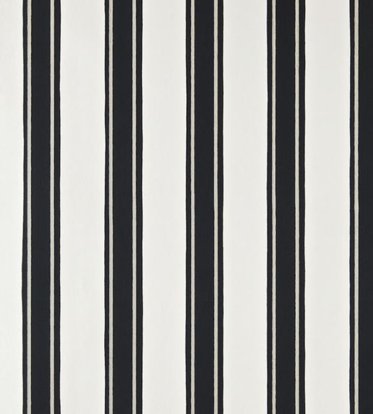 Block Print Stripe Wallpaper - Bespoke Silver - 754 - Farrow & Ball