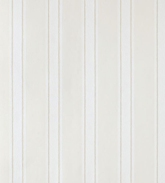 Block Print Stripe Wallpaper - White - 701 - Farrow & Ball