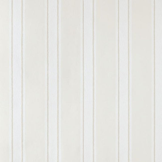 Block Print Stripe Wallpaper - White - 701 - Farrow & Ball