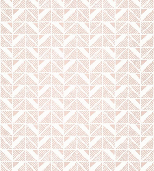 Bloomsbury Square Wallpaper - Blush - AT23113 - Anna French