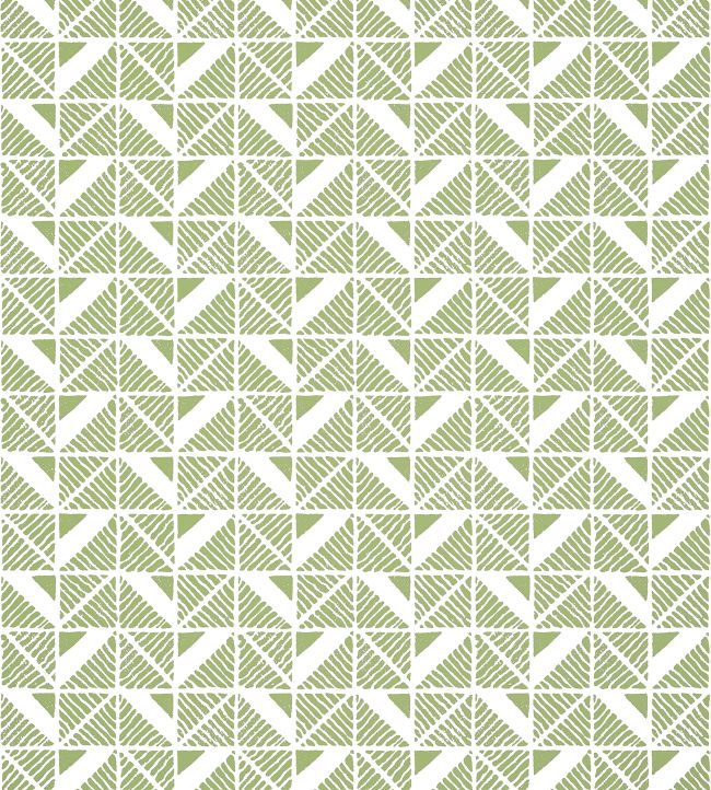Bloomsbury Square Wallpaper - Green - AT23117 - Anna French