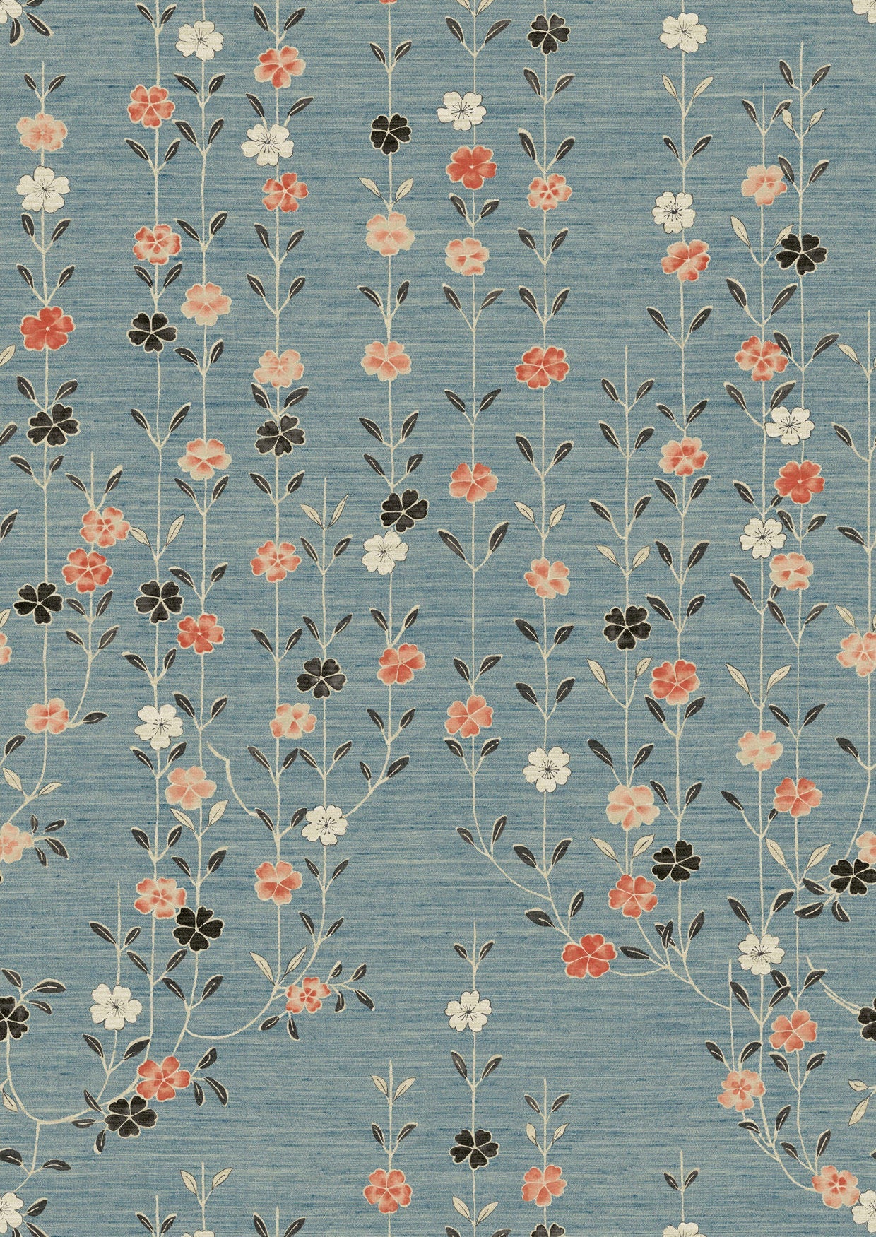 Blossom Wallpaper - Coral Sea